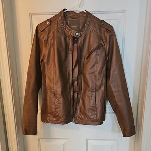 Maurices Brown Leather Jacket